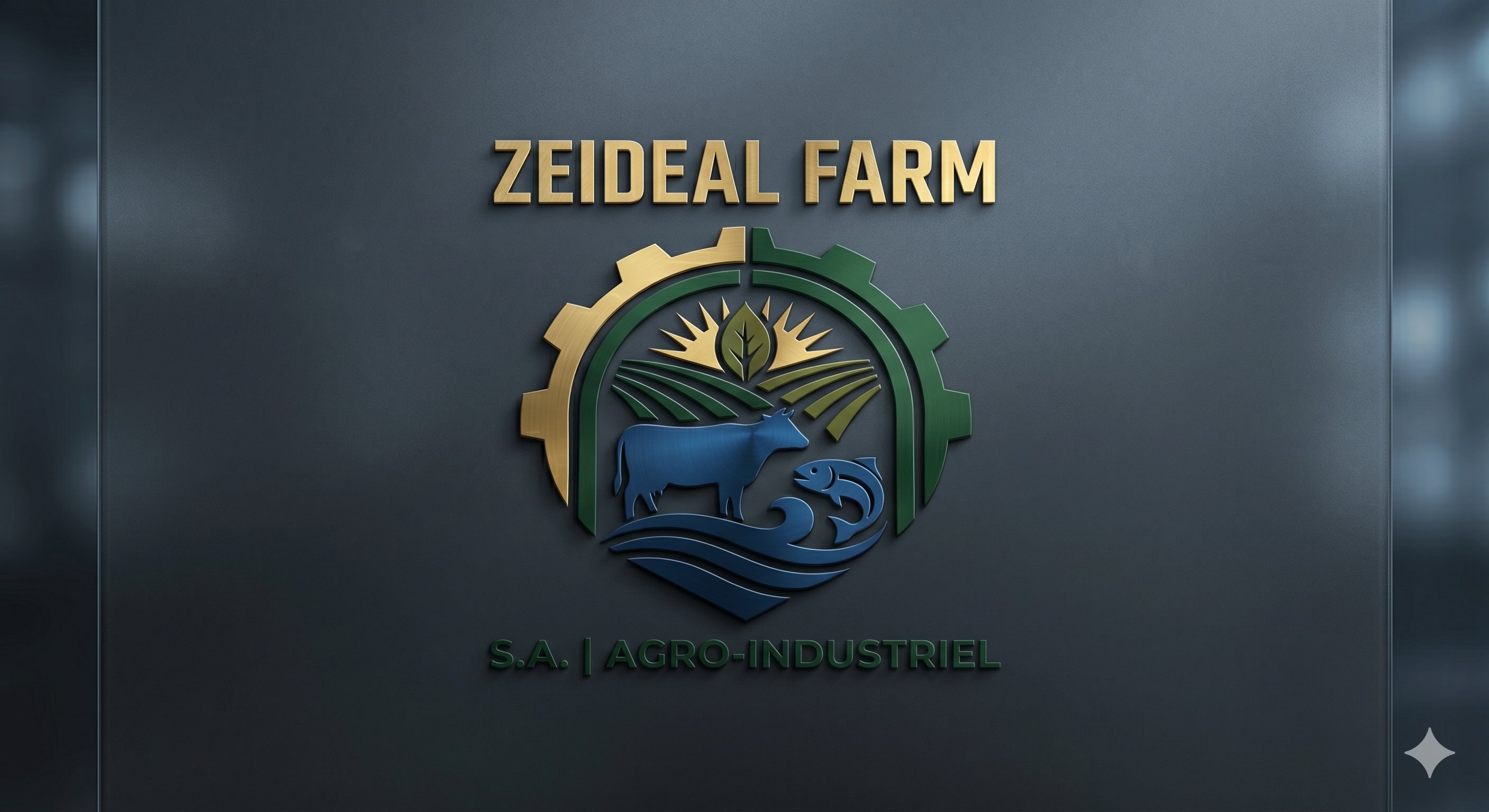 Plaque murale Zeideal Farm 3D
